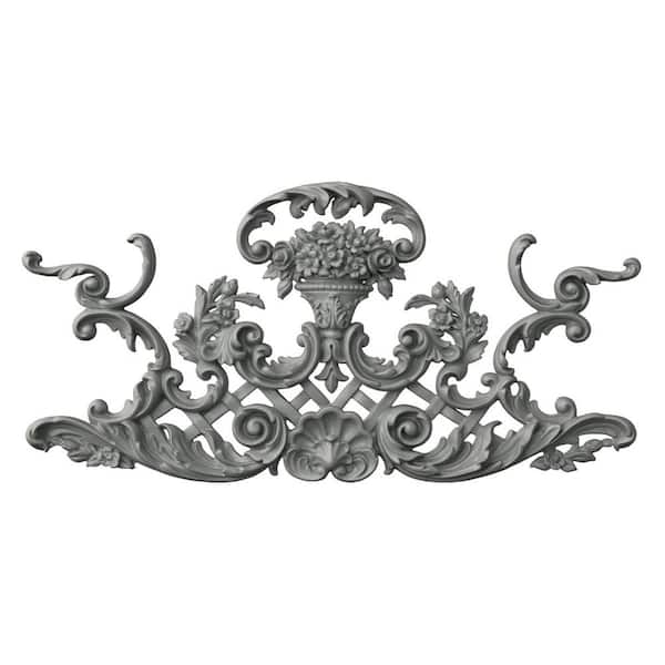 Ekena Millwork 1.13 in. x 28.125 in. x 13.25 in. Polyurethane Applique & Onlay Moulding