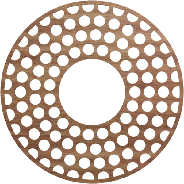 Ekena Millwork 0.25 in. x 38 in. x 38 in. Wood Medallion Moulding