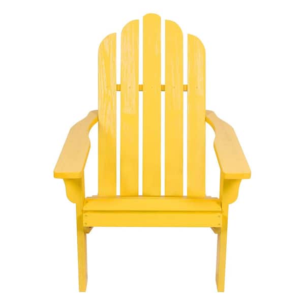 Shine Company Marina II Lemon Wood Adirondack Chair