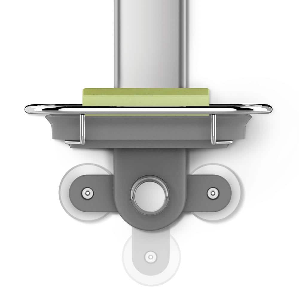 Adjustable Stainless Steel Over-Door Shower Caddy