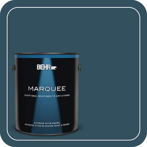 BEHR MARQUEE 1 gal. #540F-7 Velvet Evening Satin Enamel Exterior Paint & Primer