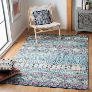 Madison Denim Blue/Purple 9 ft. x 12 ft. Area Rug