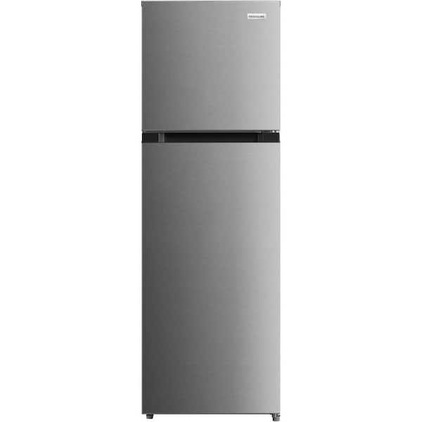 21.5 in. 10 Cu. Ft. Garage Ready Top Freezer Refrigerator in Stainless Steel Look