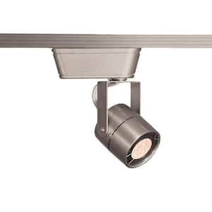 HT-809 1-Light Brushed Nickel Low Voltage Track Head with 8-Watt LED Bulb 50-Watt Max for H Track