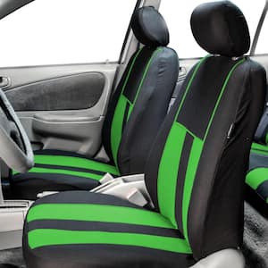 Striking Striped 47 in. x 23 in. x 1 in Seat Covers - Front Set