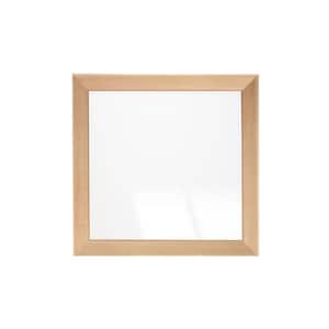 Natural Maple Elegance Framed Mirror 32 in. W x 32 in. H