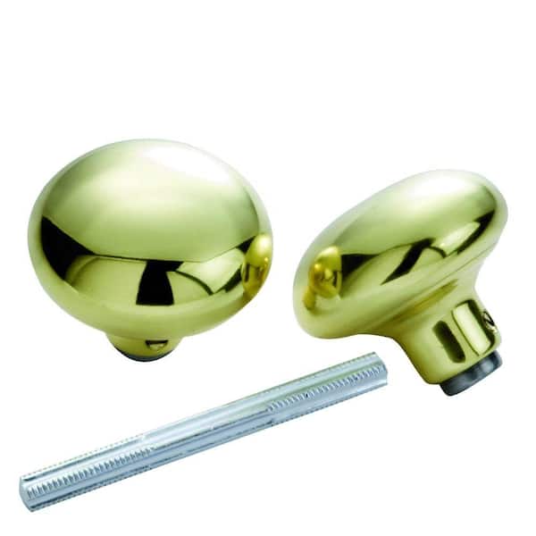 First Watch Security Solid Brass Knob Set with Spindle