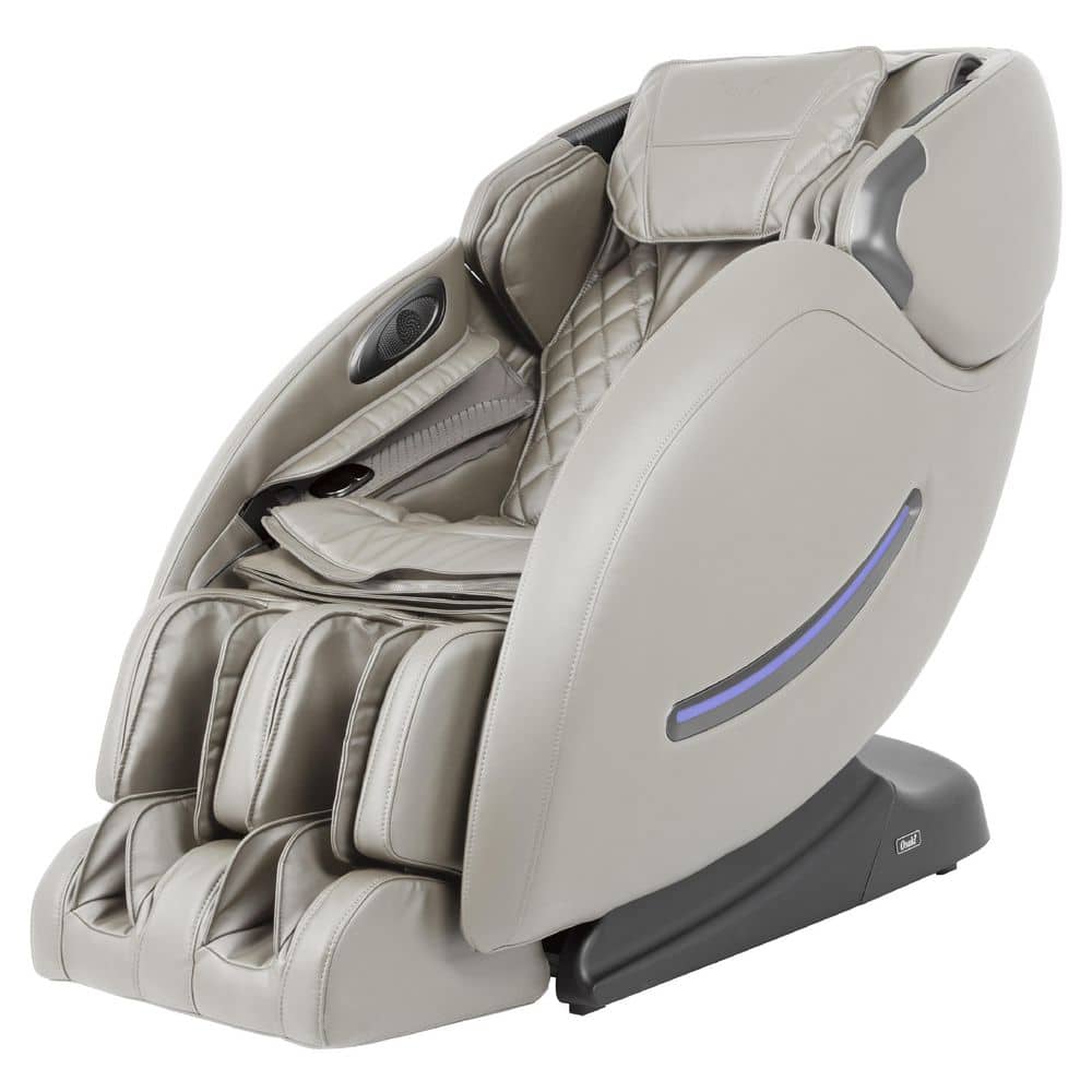 TITAN OS-4000XT Zero Gravity Massage Chair in Taupe with SL-Track, 2D Roller Therapy, Bluetooth Audio and Lumbar Heat