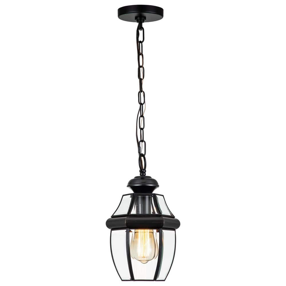 Outdoor battery-powered LED pendant lamp bowl transparent – Offrotie