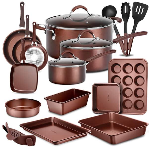 Reviews for NutriChef 13-Piece Aluminum Stylish Kitchen Cookware