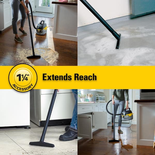 1-1/4 in. Extension Wand Accessory Shop Vacuum Attachment for Select RIDGID, Stinger and Bucket Head Wet Dry Vacs