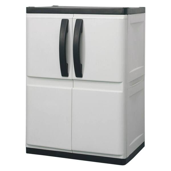 HDX 35.44 in. H x 25.79 in. W x 20.12 in. D Plastic Base Freestanding Cabinet-DISCONTINUED