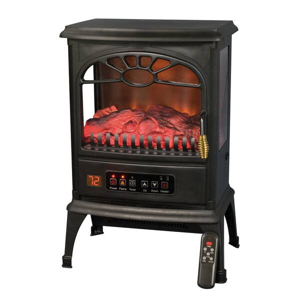 Lifesmart 1500W Large Room 3-Sided Mobile Electric Infrared Stove Heaters  (Pair) 2 x LS-PCHT1109US - The Home Depot