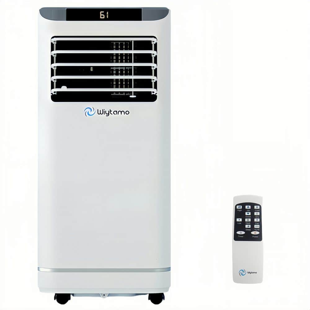 10,000 BTU Portable Air Conditioner Cools 700 sq. ft. with Heater, Dehumidifier and Fan with Remote Control in White price history on PriceWatchPro