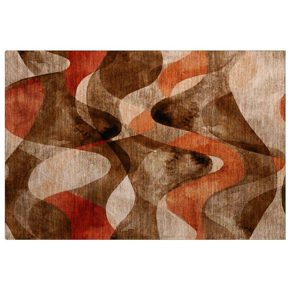 Dream Shag Premium Machine Washable Abstract ADS536 Chocolate 2 ft. x 3 ft. Accent Rug price history on PriceWatchPro