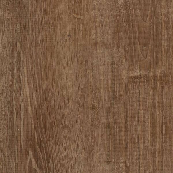 Allure ISOCORE Take Home Sample - Smoked Oak Coffee Resilient Vinyl Plank Flooring - 4 in. x 4 in.