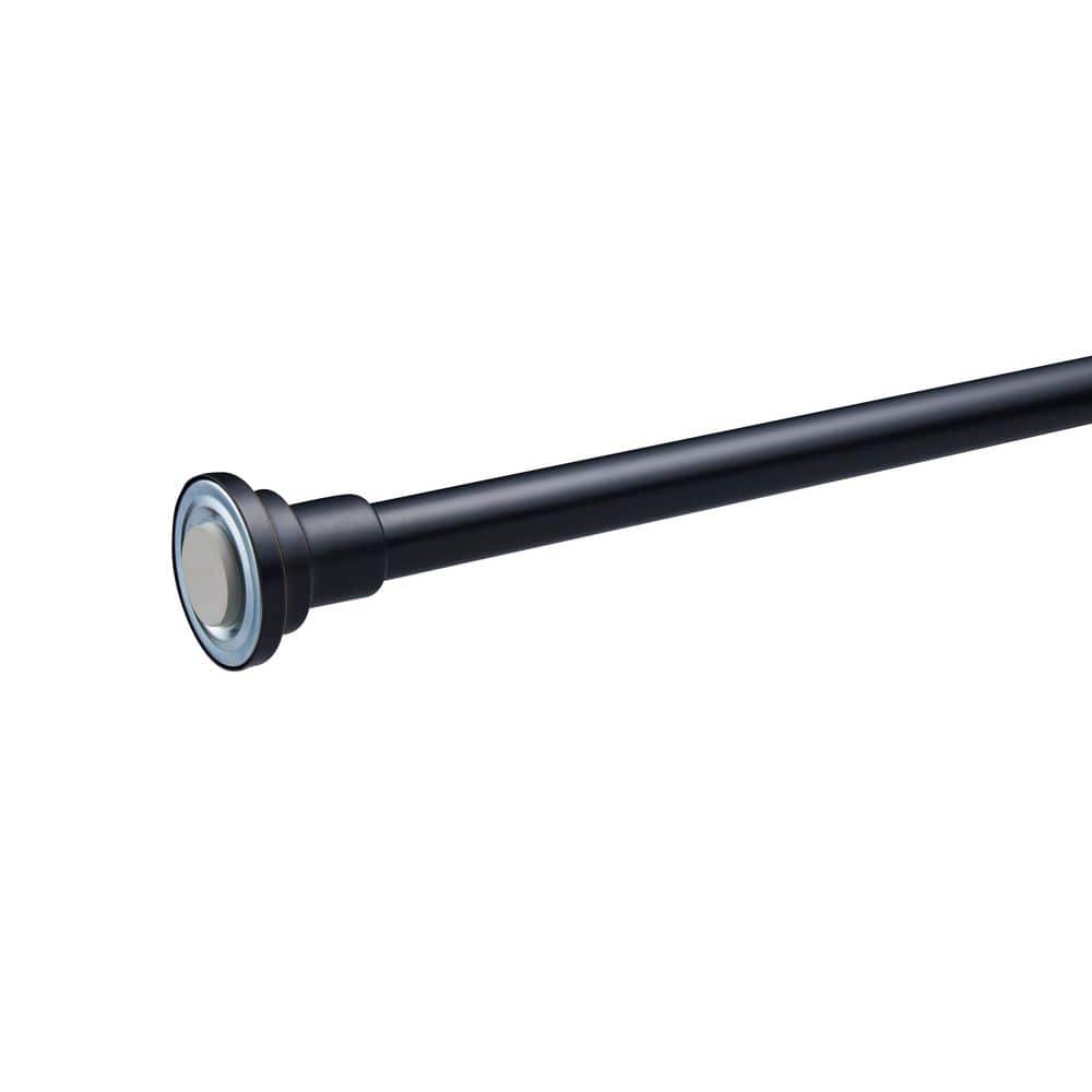 72" Oil Rubbed Bronze Adjustable Straight Tension Shower Rod