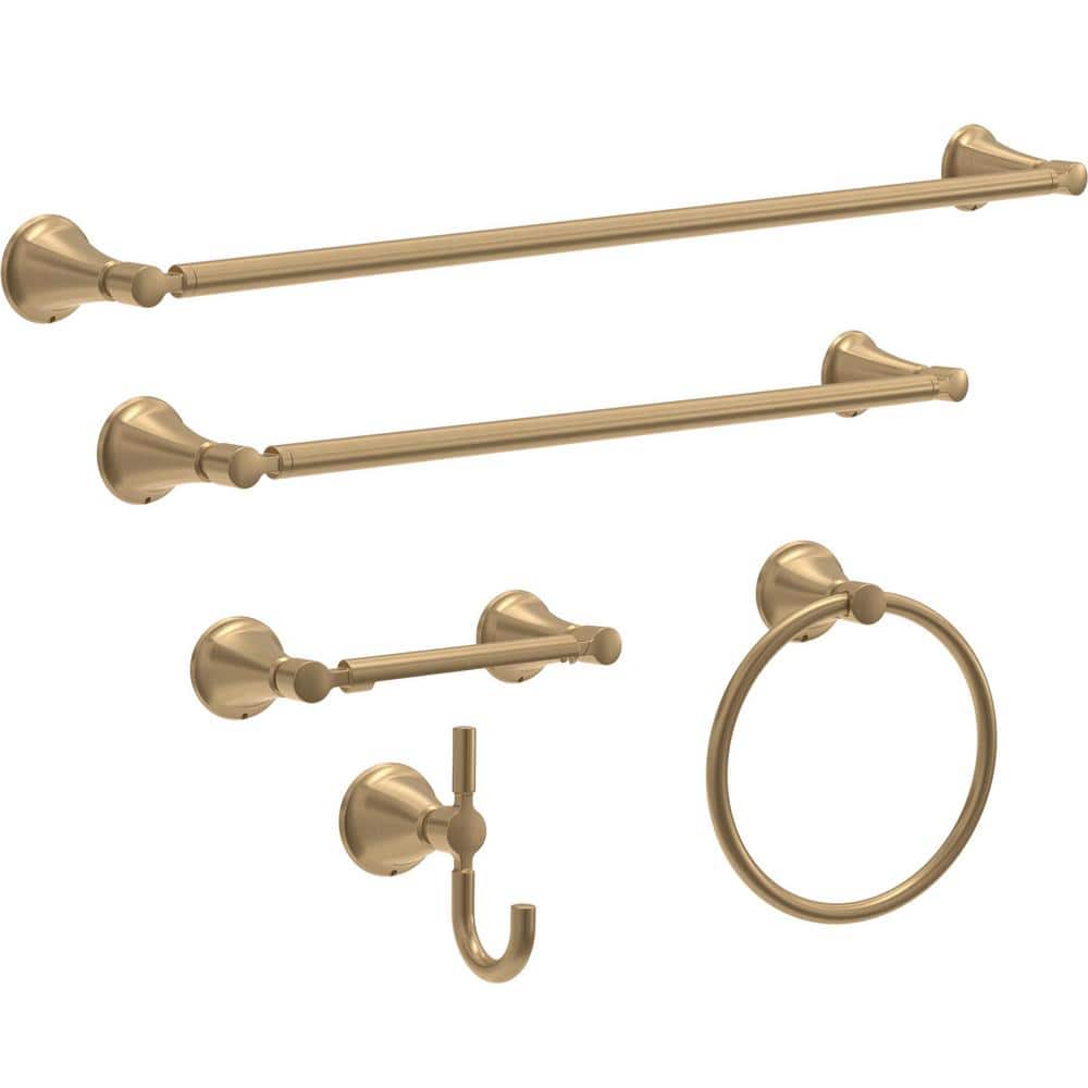 Champagne Bronze Wall Mounted Towel Ring