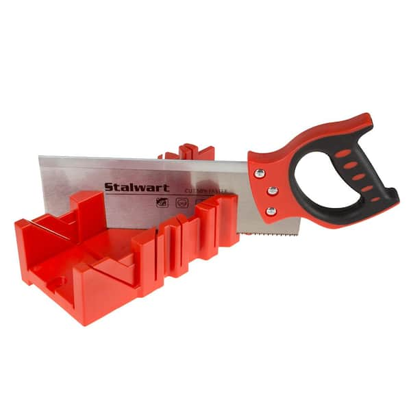 Stalwart 12 in. Backsaw with Mitre Box