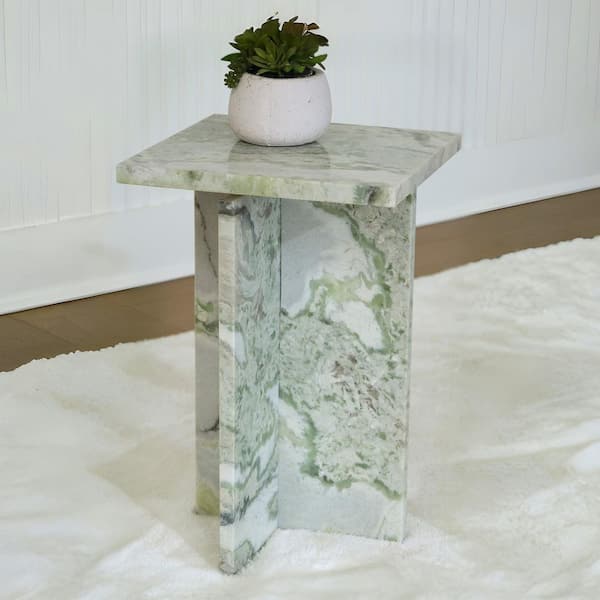 Signature DESIGN BY ASHLEY Deaconwell 14 in. Green Square Marble