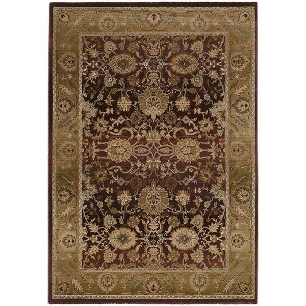 Home Decorators Collection Poise Plum 4 ft. x 6 ft. Area Rug