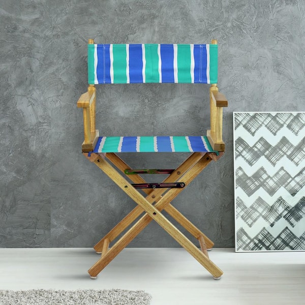 Casual Home Director Chair Hand Painted Stripes Replacement Canvas