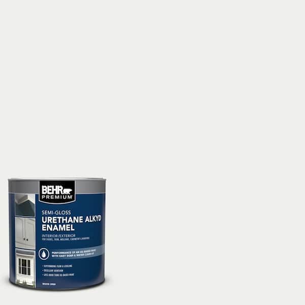 1 qt. #57 Frost Semi-Gloss Enamel Urethane Alkyd Interior/Exterior Paint