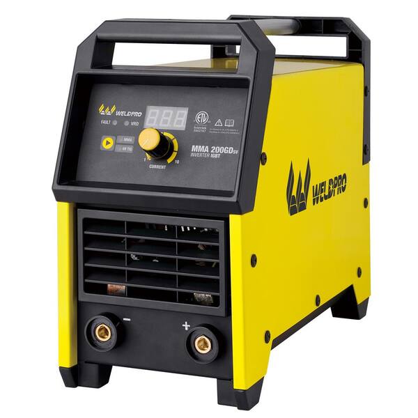 W Weldpro 200 Amp Inverter Stick/Lift TIG Welder with Dual Voltage