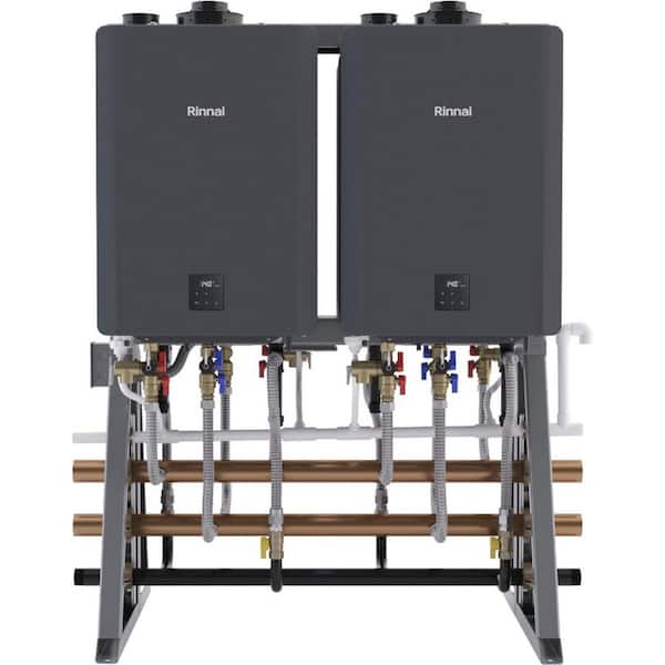 TRS Interior Free Standing 4-Unit Tankless Water Heater System