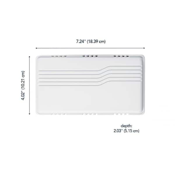 ひめ Heath Zenith White Plastic Wired Mechanical Doorbell Chime