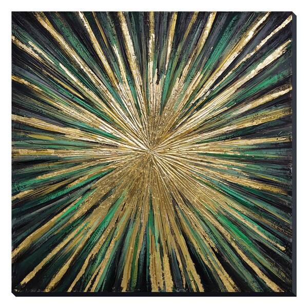 Classy Art 1-Piece Unframed Mixed Media Abstract Wall Art 40 in. x 40 ...