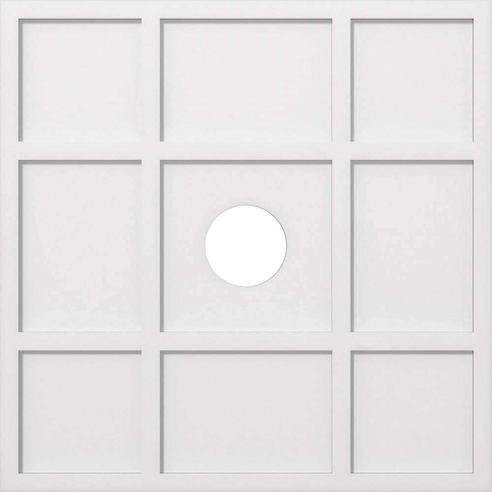 1 in. P X 12-1/2 in. C X 36 in. OD X 6 in. ID Rubik Architectural Grade PVC Contemporary Ceiling Medallion price history on PriceWatchPro