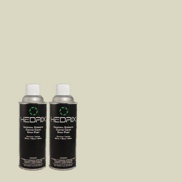 Hedrix 11 oz. Match of QE-33 Natural Spring Gloss Custom Spray Paint (8-Pack)