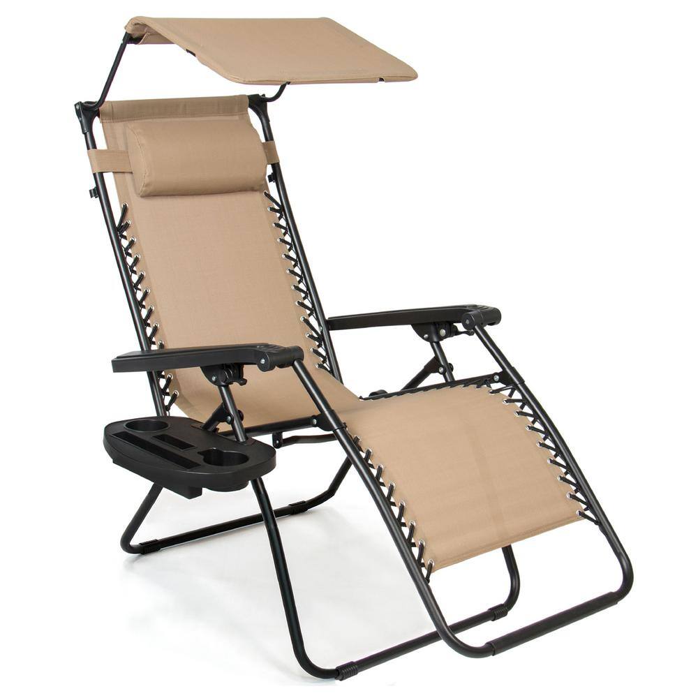 beige zero gravity chair