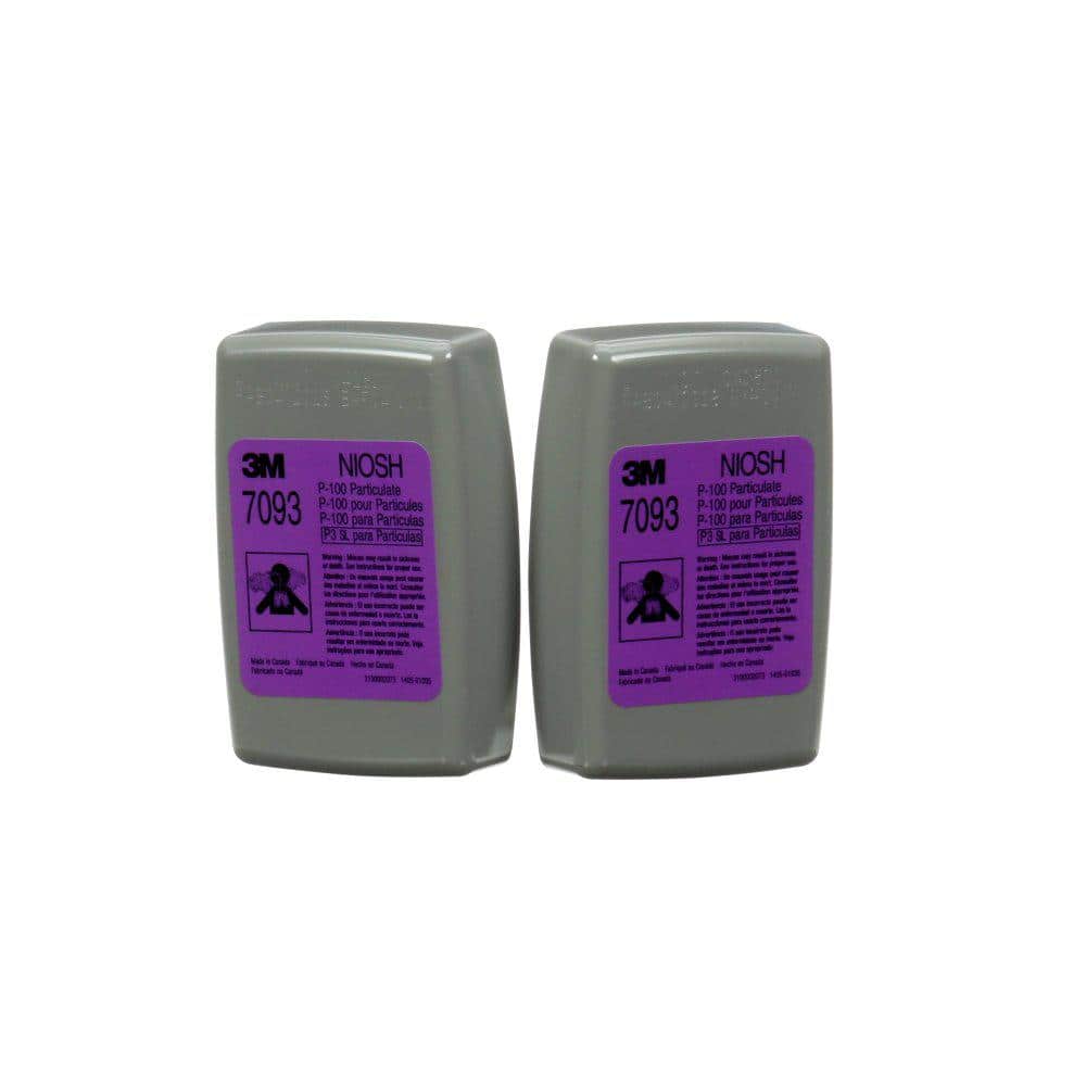 3M Lead Paint Removal Respirator Replacement Filters (2Pack) 7093HB1C