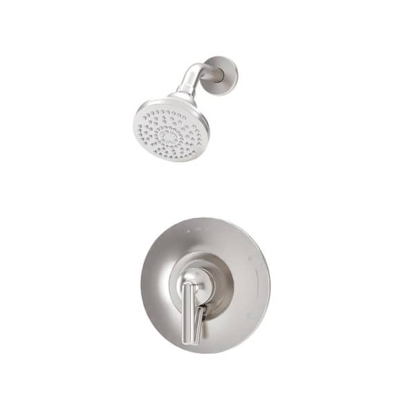 Symmons Birch HydroMersion Single Handle Shower Trim Kit in Satin Nickel 1.5 GPM (Valve Not Included)