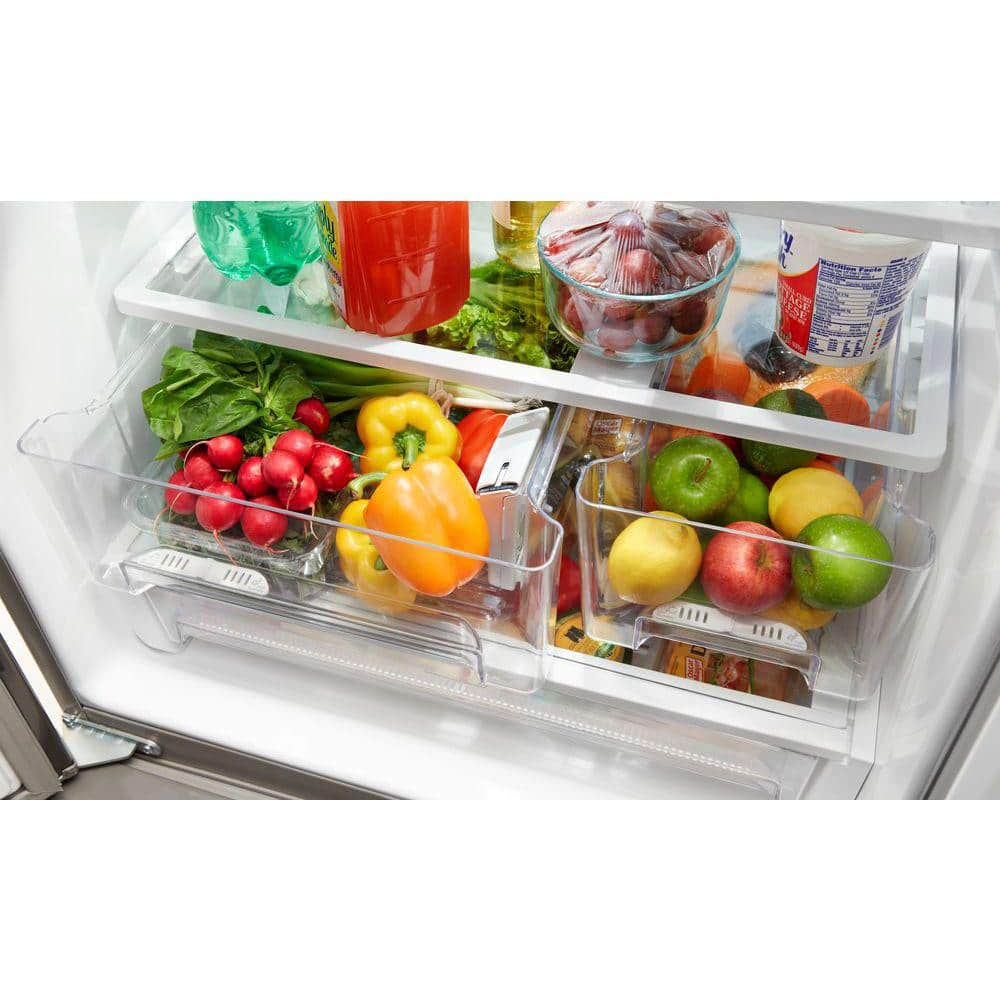 Whirlpool 30" Stainless Steel French Door Refrigerator with Water Dispenser