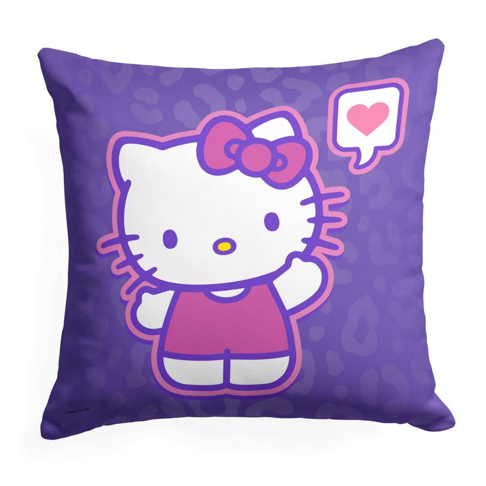 THE NORTHWEST GROUP Hello Kitty Hello Kitty Printed 18 in. x 18 in ...