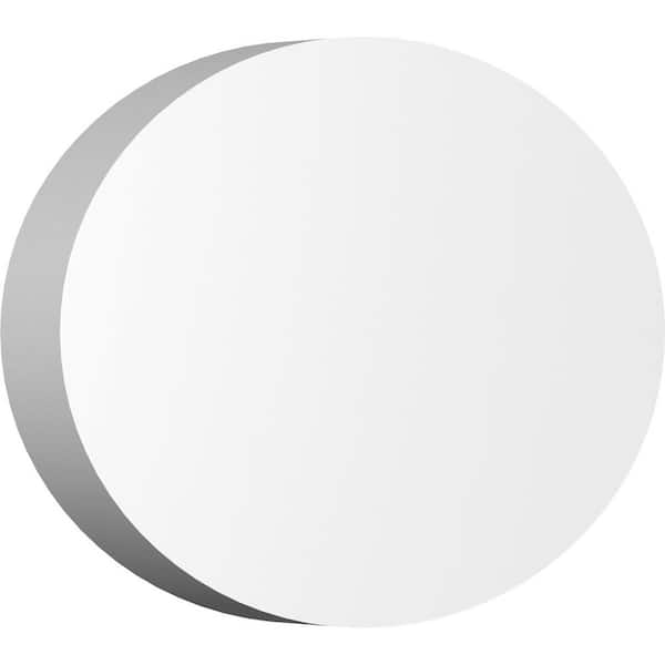 Ekena Millwork 8 in. W x 5-1/4 in. H x-3/4 in. P Standard Dalton Rosette with Square Edge