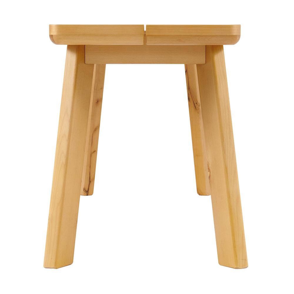 Shelburne Warm Natural 48" Birch and Maple Dining Bench