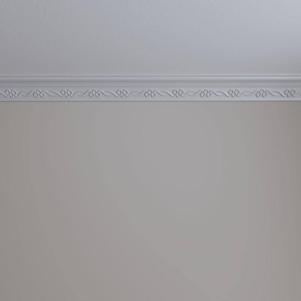 Primed White Polyurethane Decorative Crown Moulding