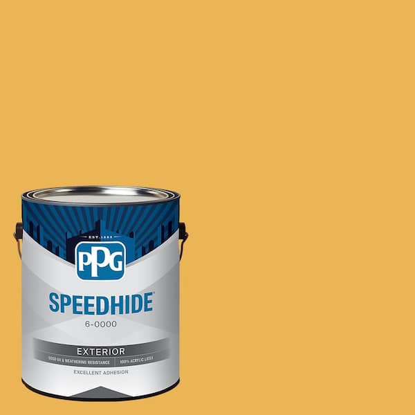 SPEEDHIDE 1 gal. PPG17-19 Oro De Maya Flat Exterior Paint