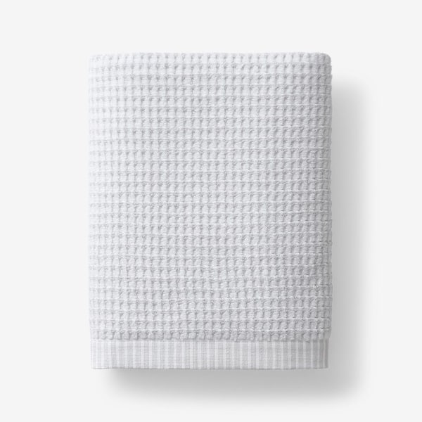 Company Cotton Textured Dot Silver Bath Towel