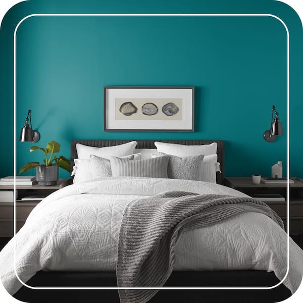 BEHR ULTRA #MQ6-35 Teal Motif Extra Durable Flat Interior