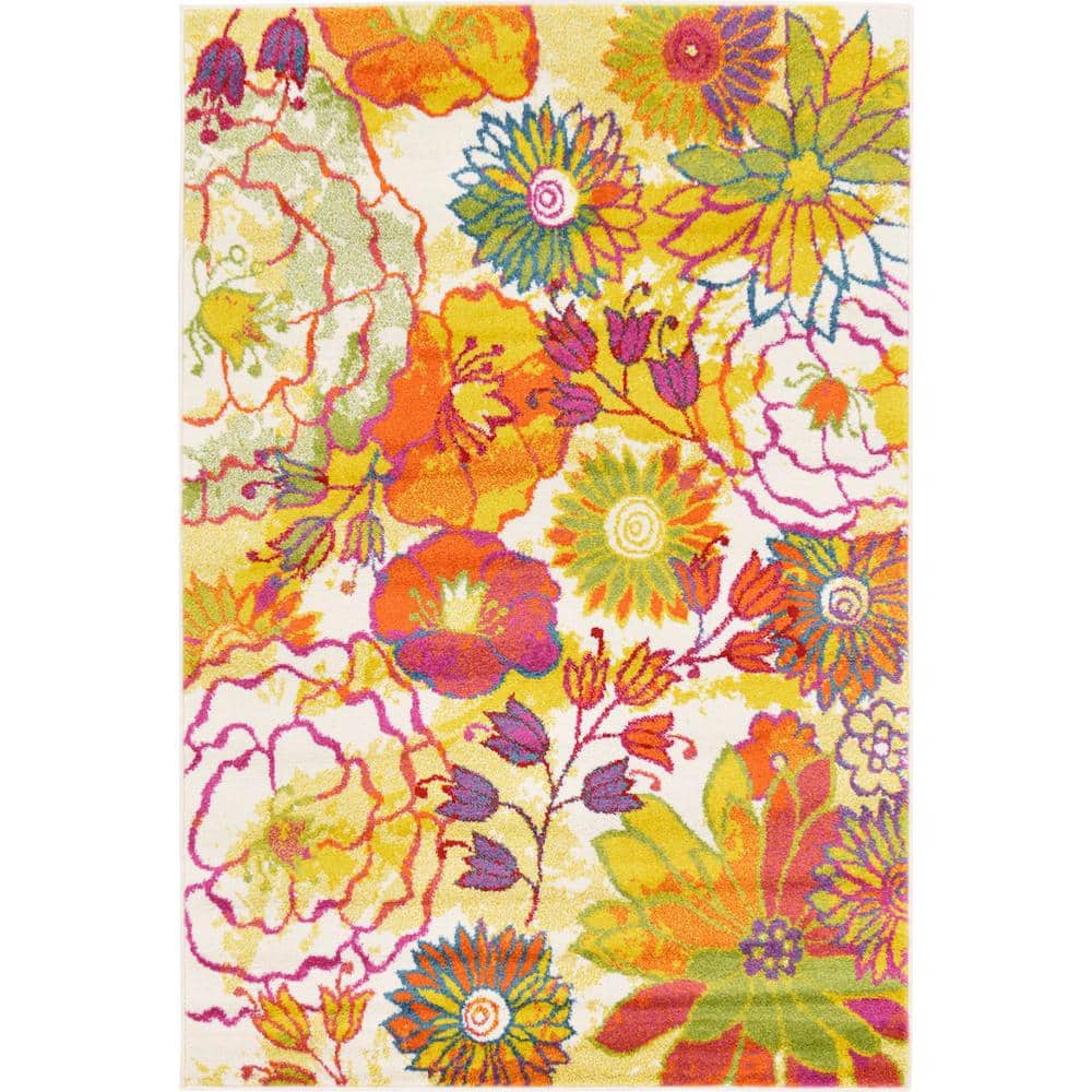 Lyon Kennedy Ivory 4' 0 x 6' 0 Area Rug price history on PriceWatchPro