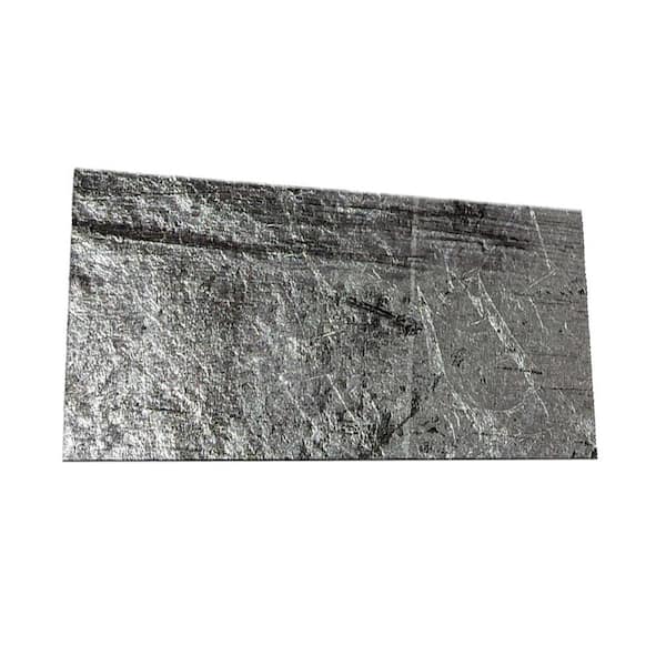 Unbranded Peel and Stick Steel Plate Shades 3 in. x 6 in. Glass Wall Tile (48-Pack)