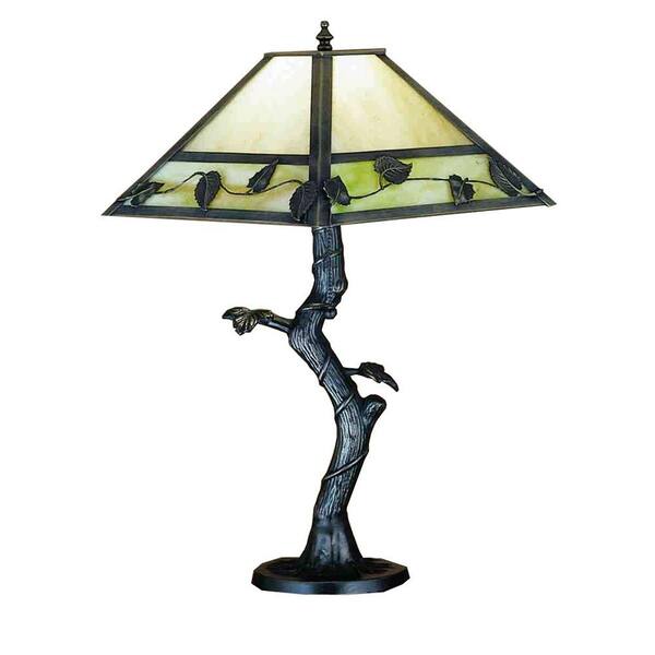 Illumine 1 Light Mission Vine Leaf Crooked Tree Table Lamp