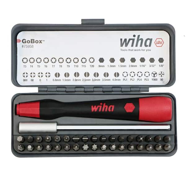 Wiha 36-Piece GoBox Precision Micro Bit Screwdriver