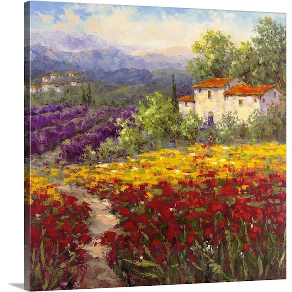 GreatBigCanvas 24 in. x 24 in. "Fleur du Pays II" by Image Conscious Canvas Wall Art