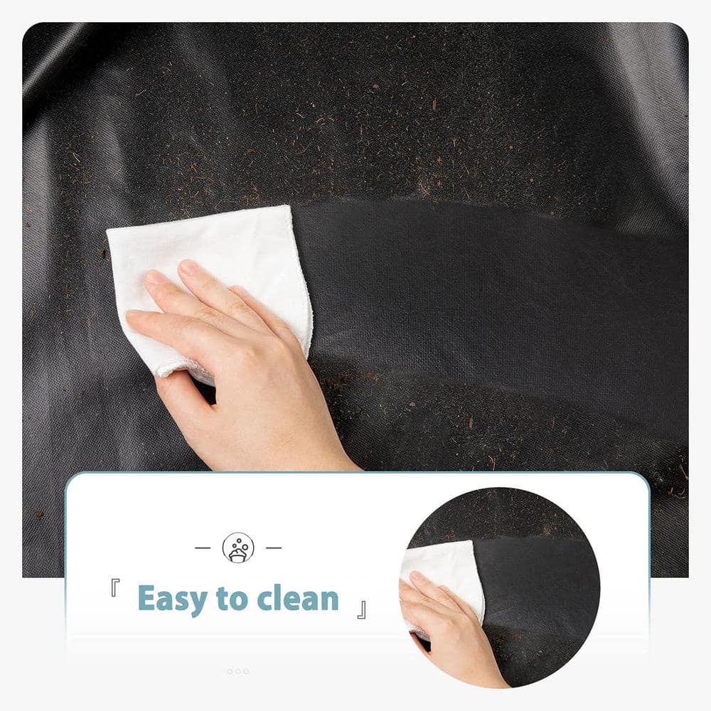 Heavy-Duty Black PVC Waterproof Grill Cover for Portable Grills